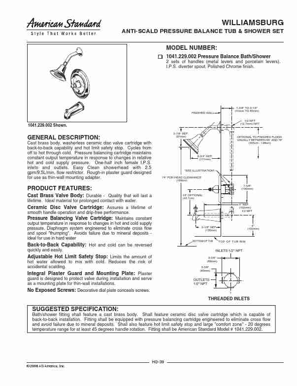 American Standard Outdoor Shower 1041 229 002-page_pdf